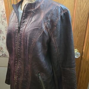 Maurice’s faux Leather Jacket (size L)
